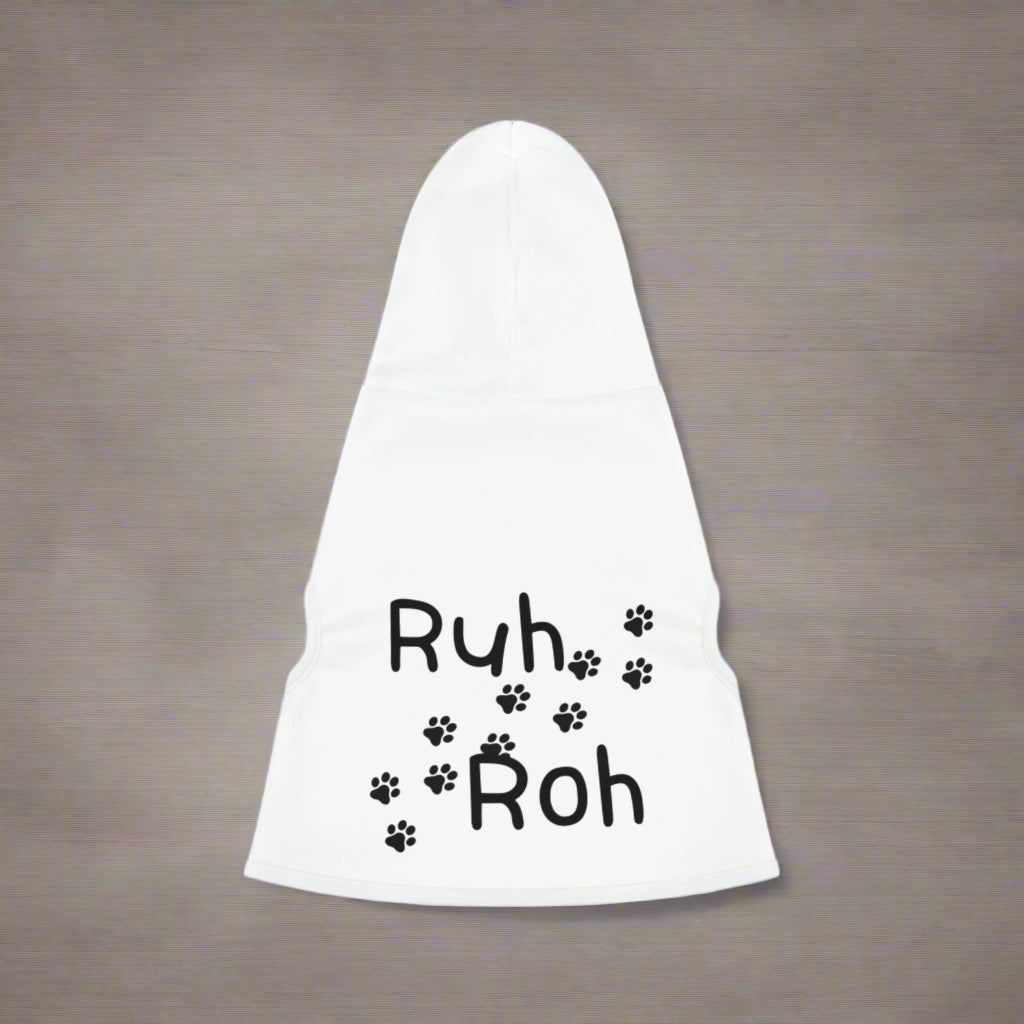 Ruh Roh Pet Hoodie - Havenly Essentials - Pet Hoodie - Printify - 31926453751206052115 - Ruh Roh Pet Hoodie