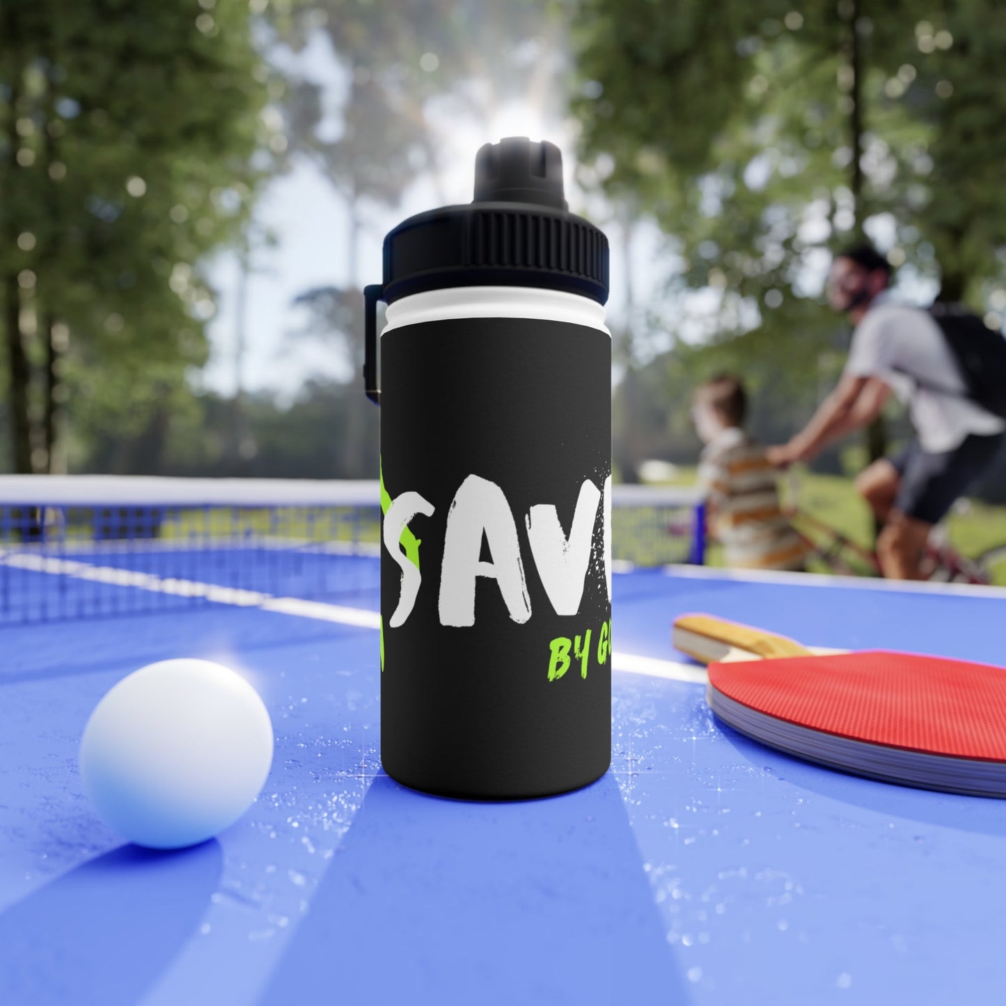 Saved By Grace Water Bottle - Havenly Essentials - Mug - Printify - 29905747419065620675 - Saved By Grace Water Bottle