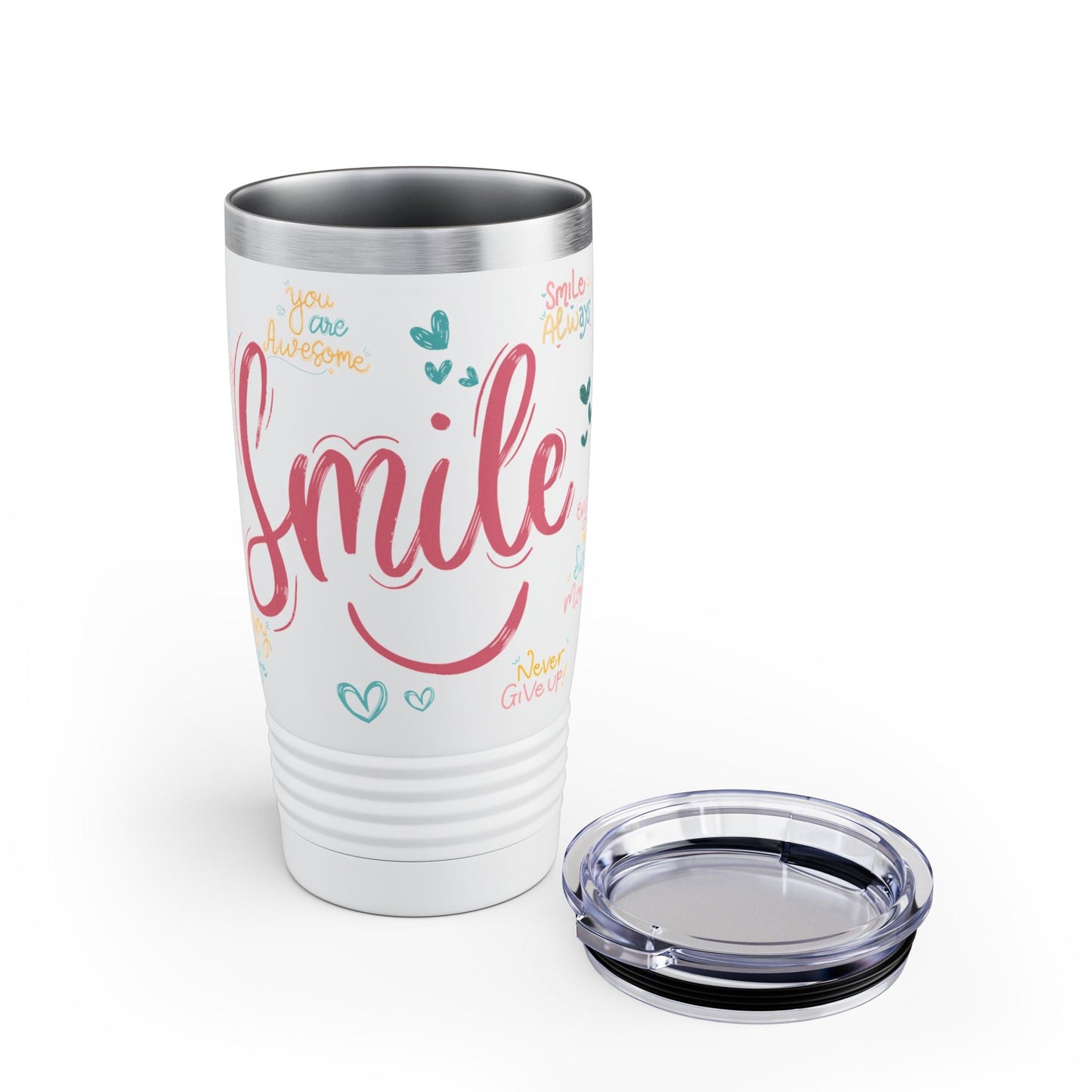 Daily Affirmation Ringneck Tumbler - Havenly Essentials - Mug - Printify - 23213103898277828553 - Daily Affirmation Ringneck Tumbler