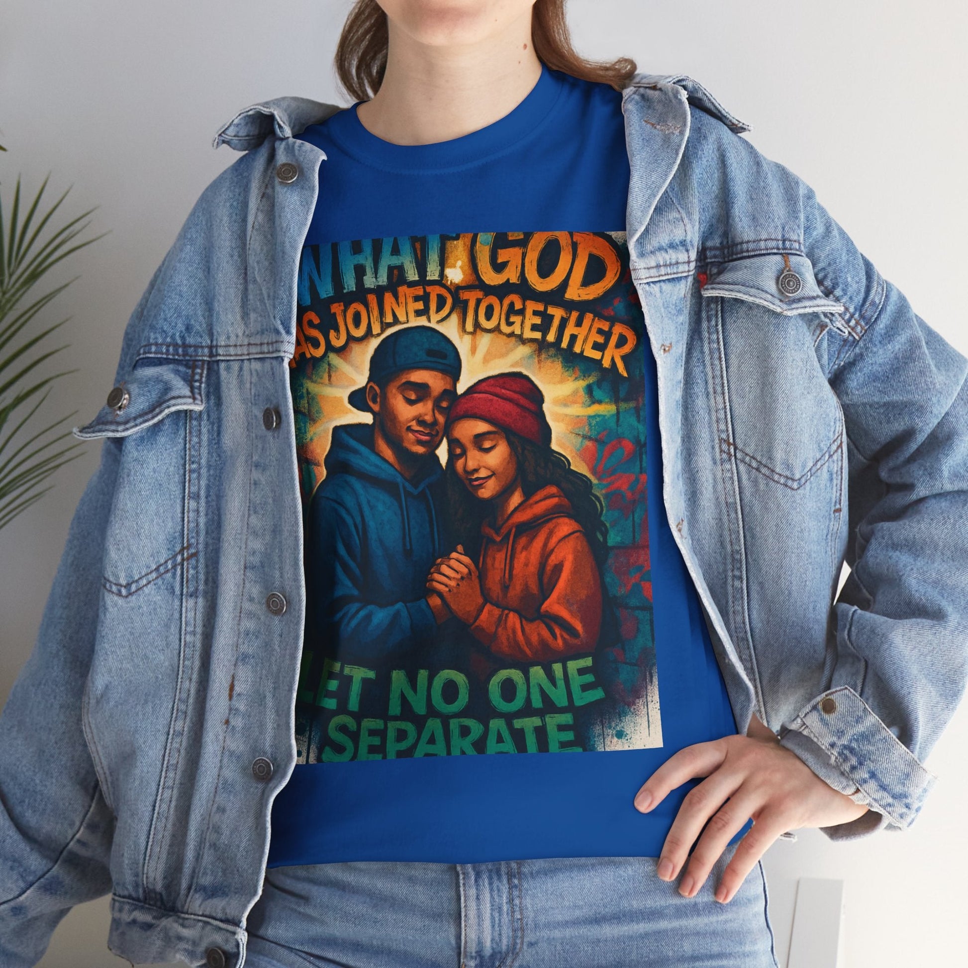 Faith - Inspired Graphic Tee, Unisex Spiritual T-Shirt for Couples, Wedding Gift, Christian Apparel, Inspirational Wear, Love Celebration - Havenly Essentials - T-Shirt - Printify - 10429421016238553615 - Faith - Inspired Graphic Tee, Unisex Spiritual T-Shirt for Couples, Wedding Gift, Christian Apparel, Inspirational Wear, Love Celebration