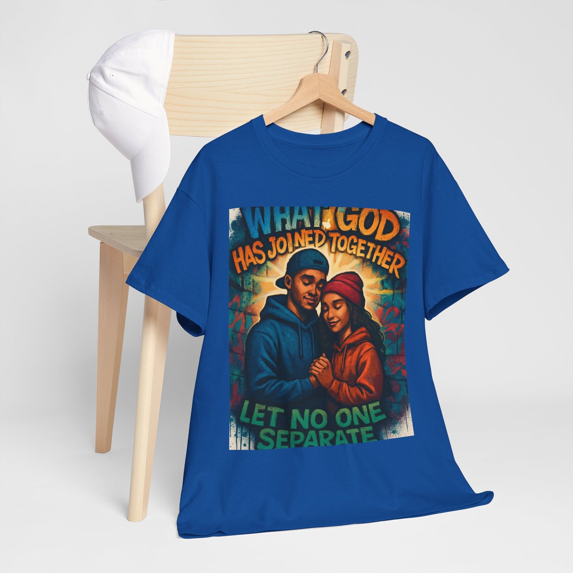 Faith - Inspired Graphic Tee, Unisex Spiritual T-Shirt for Couples, Wedding Gift, Christian Apparel, Inspirational Wear, Love Celebration - Havenly Essentials - T-Shirt - Printify - 10429421016238553615 - Faith - Inspired Graphic Tee, Unisex Spiritual T-Shirt for Couples, Wedding Gift, Christian Apparel, Inspirational Wear, Love Celebration