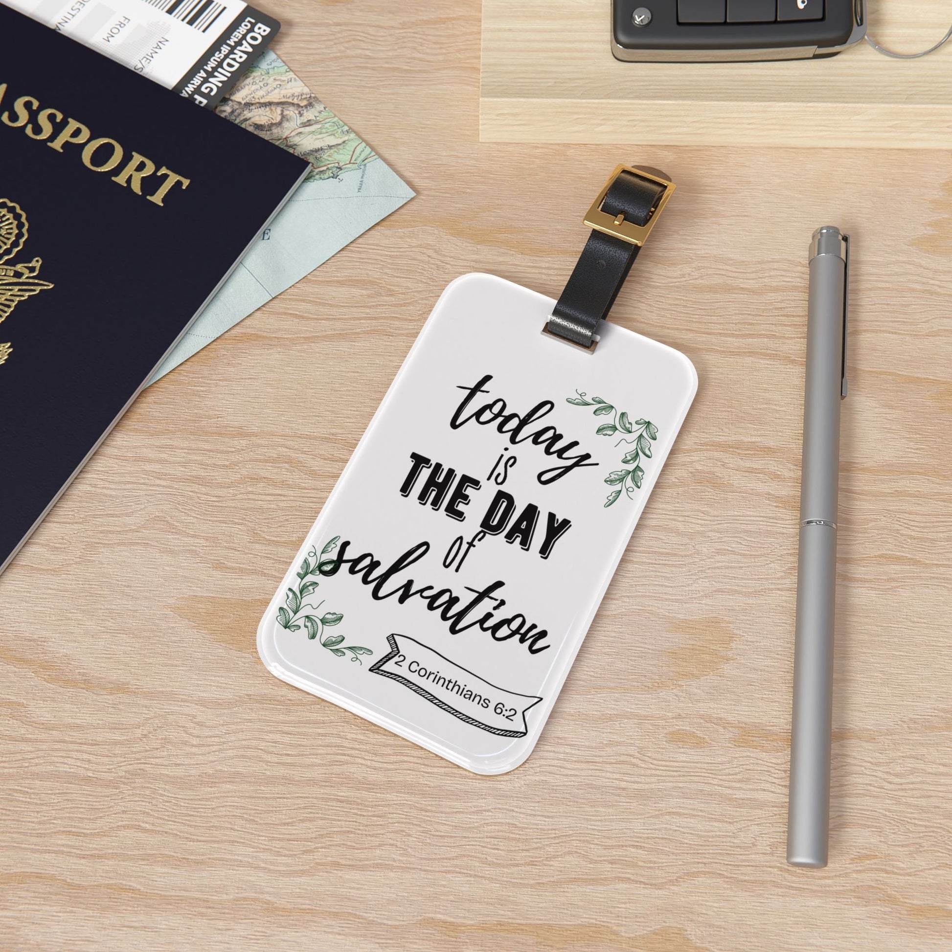 Salvation - Luggage Tag - Havenly Essentials - Accessories - Printify - 53496782517314480693 - Salvation - Luggage Tag