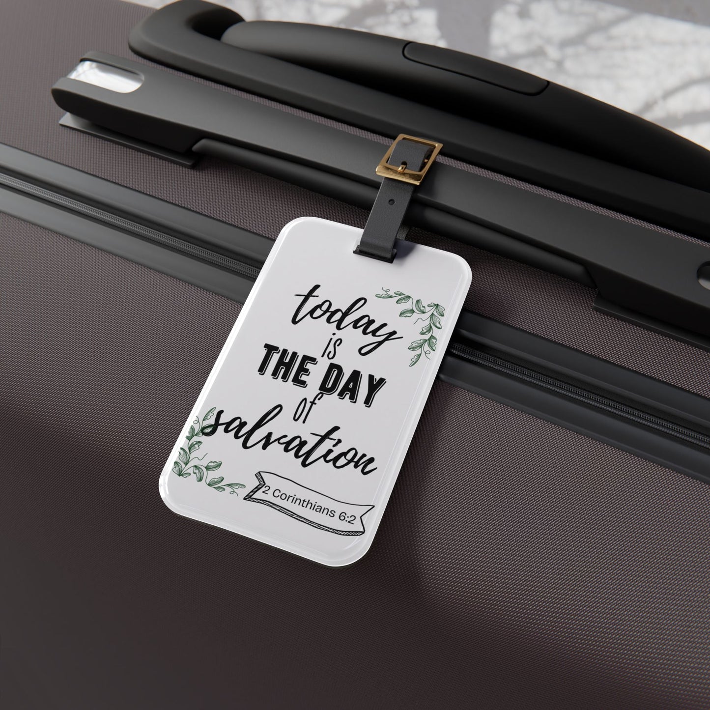 Salvation - Luggage Tag - Havenly Essentials - Accessories - Printify - 53496782517314480693 - Salvation - Luggage Tag