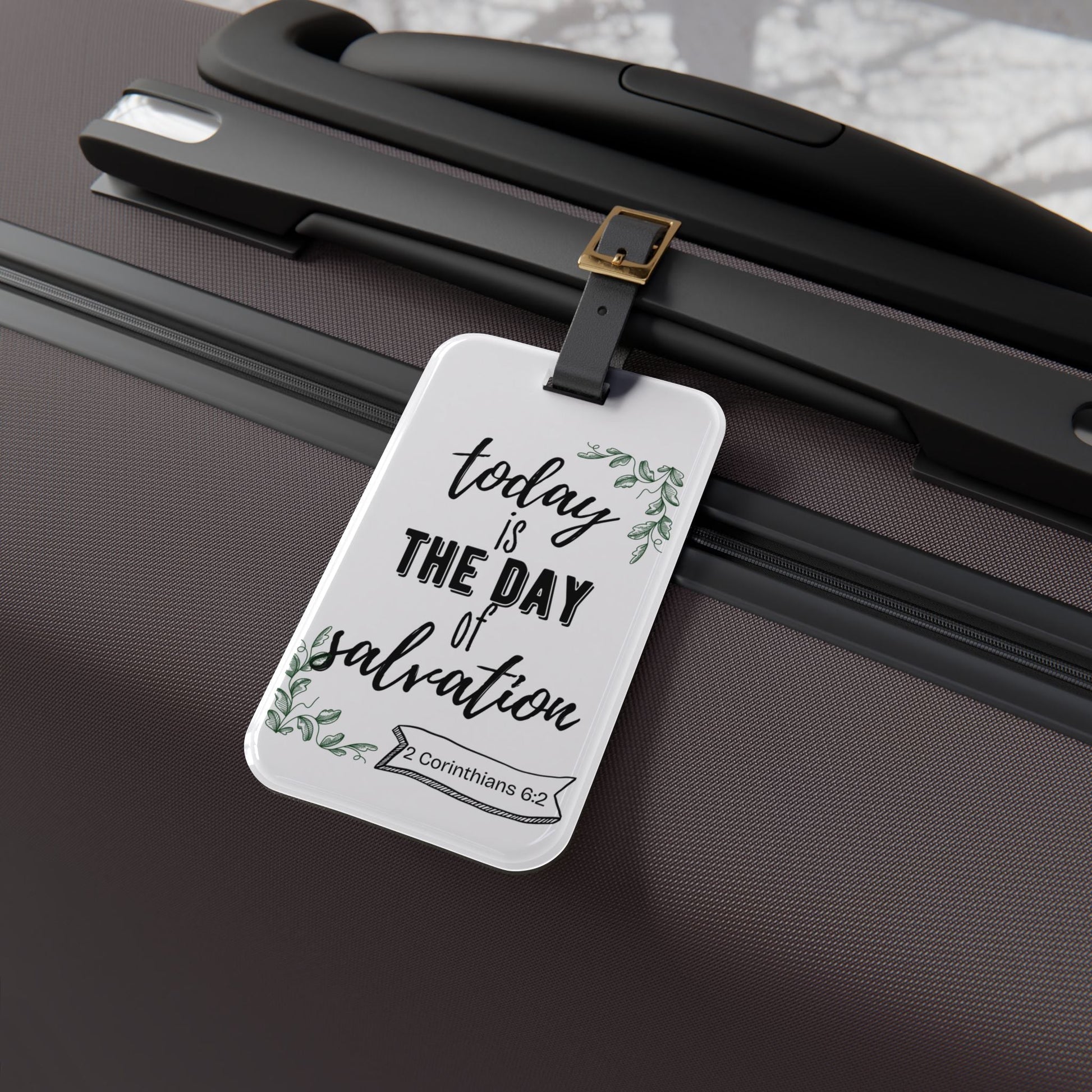 Salvation - Luggage Tag - Havenly Essentials - Accessories - Printify - 53496782517314480693 - Salvation - Luggage Tag